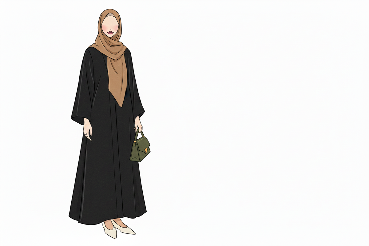 How to Style an Abaya for Work