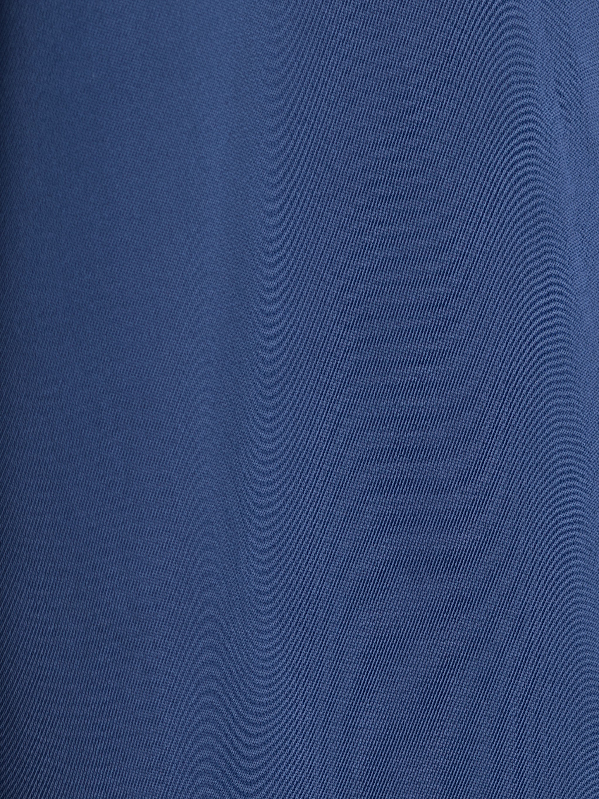 Ruffle Crepe Abaya - Midnight Blue