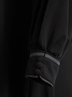 Onyx Tailored Abaya - Black