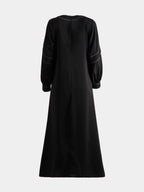 Onyx Crepe Abaya - Black
