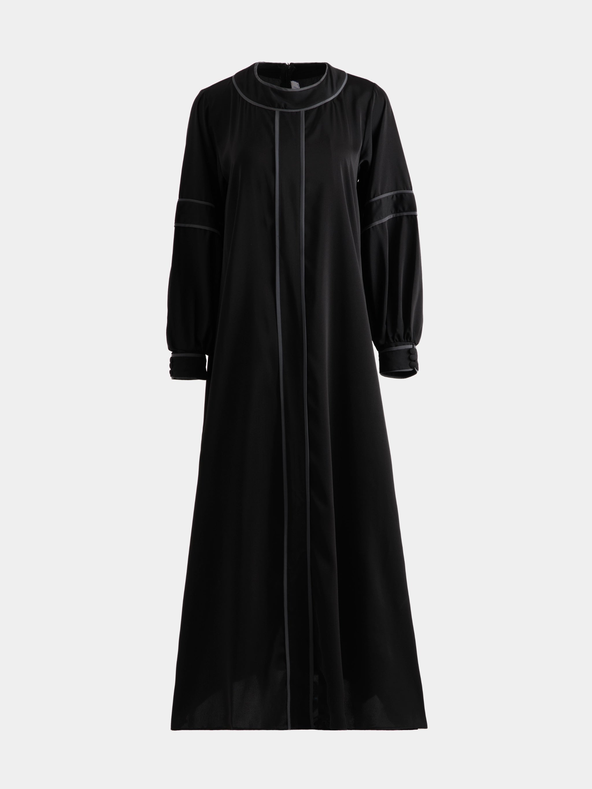 Onyx Crepe Abaya - Black
