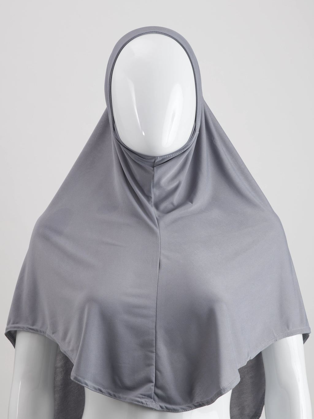 Slate Grey Slip-On Hijab
