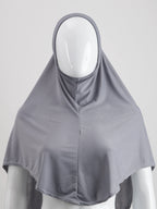 Slate Grey Slip-On Hijab