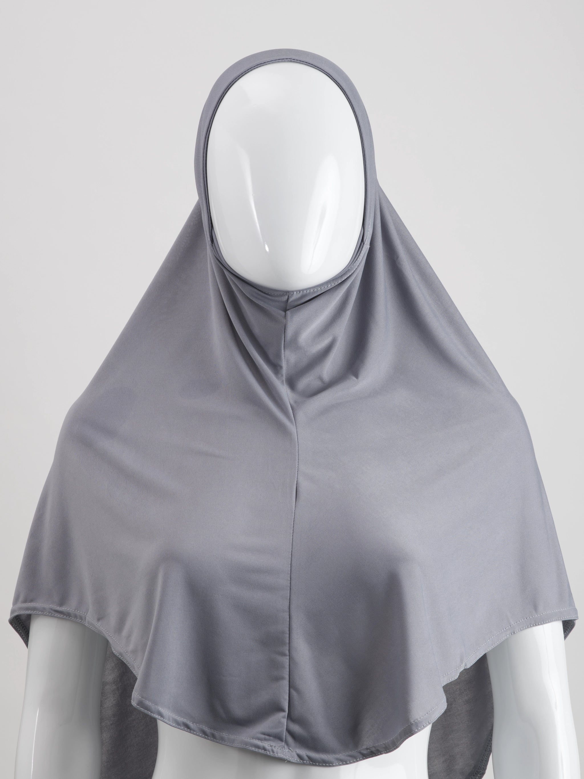 Slate Grey Slip-On Hijab