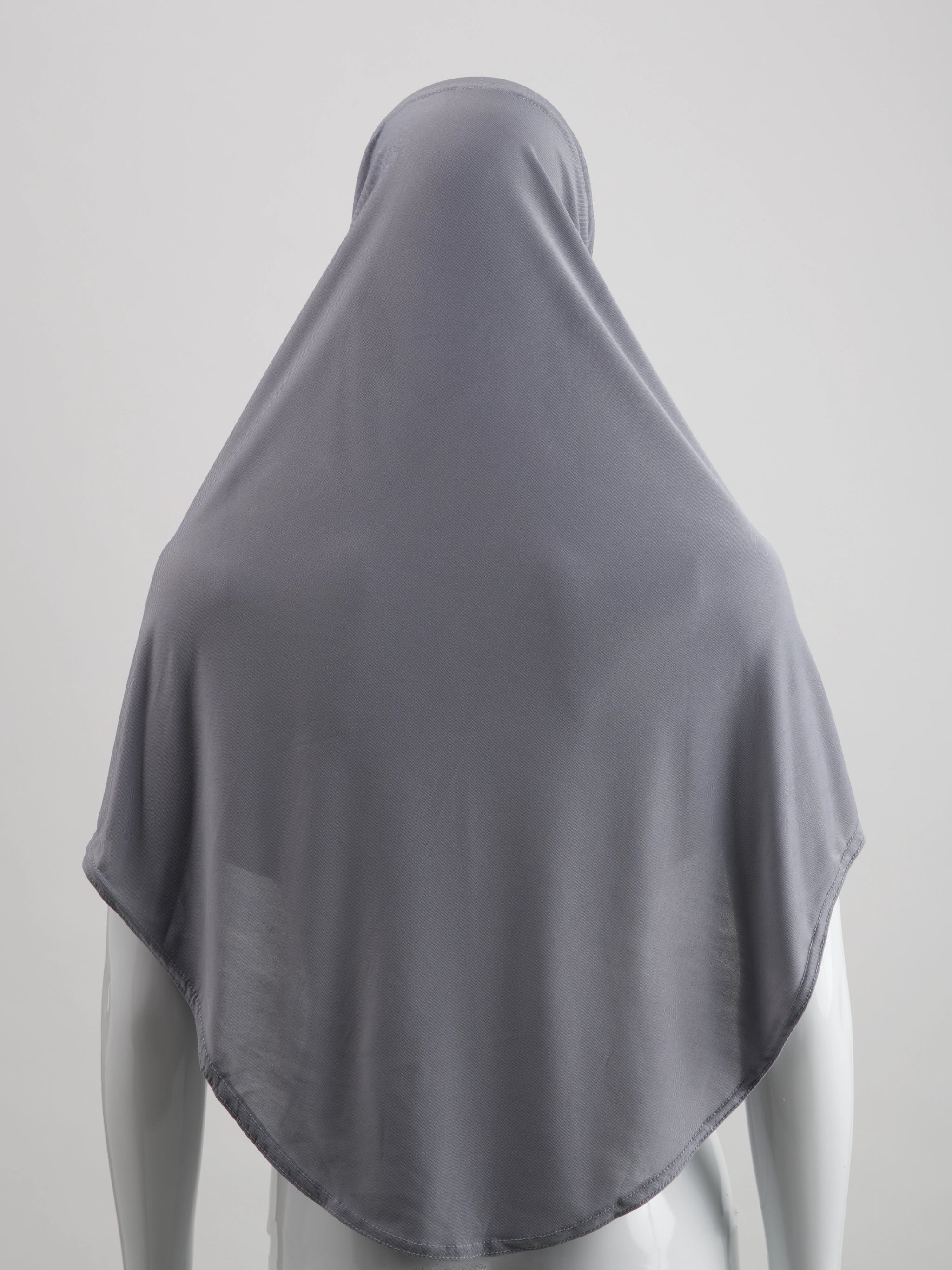 Slate Grey Slip-On Hijab