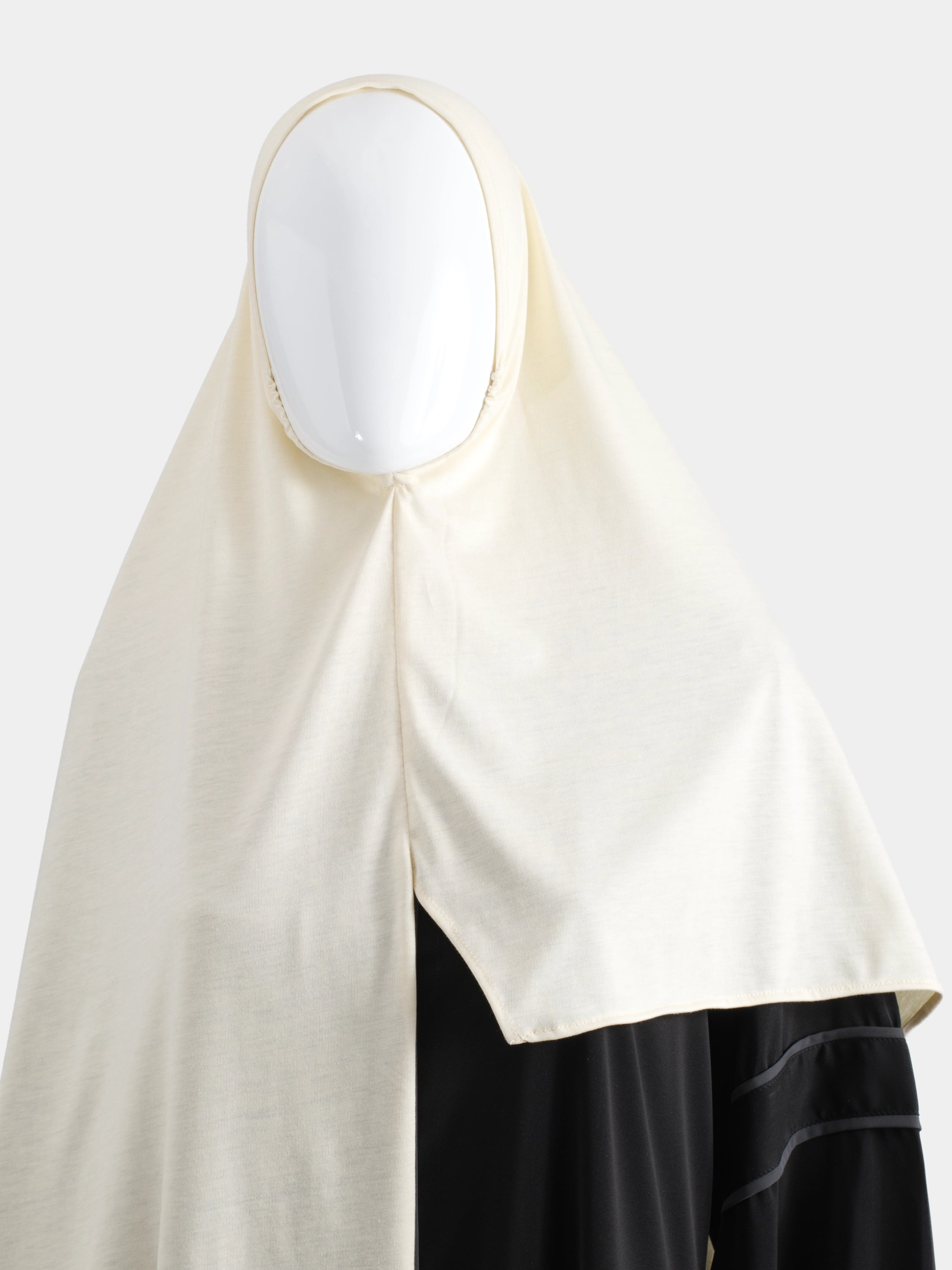 Instant Jersey Cotton Hijab - Creme