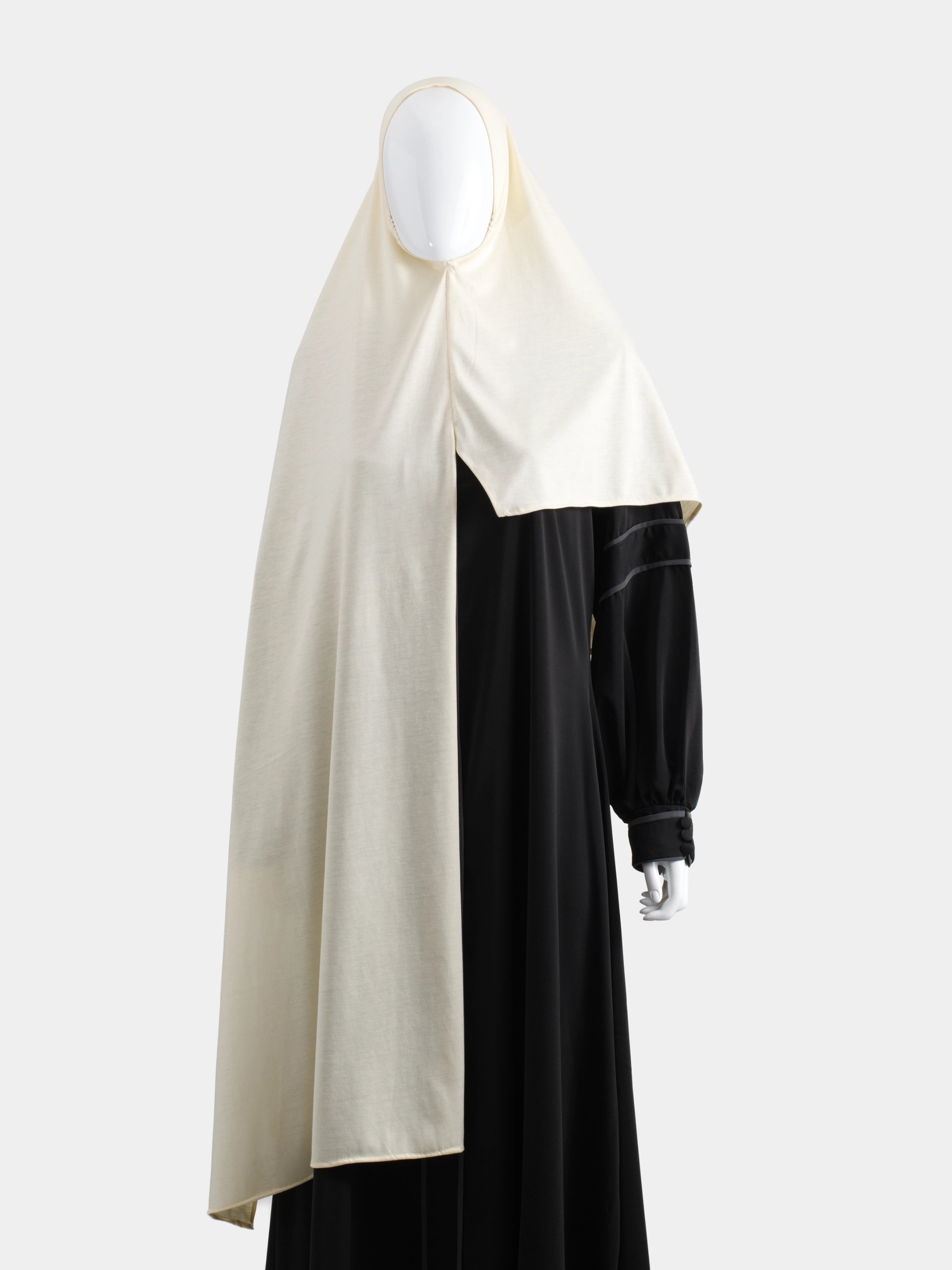 Instant Jersey Cotton Hijab - Creme