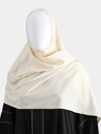 Instant Jersey Cotton Hijab - Creme