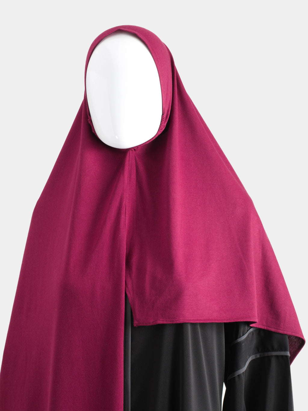 Instant Jersey Cotton Hijab - Raspberry