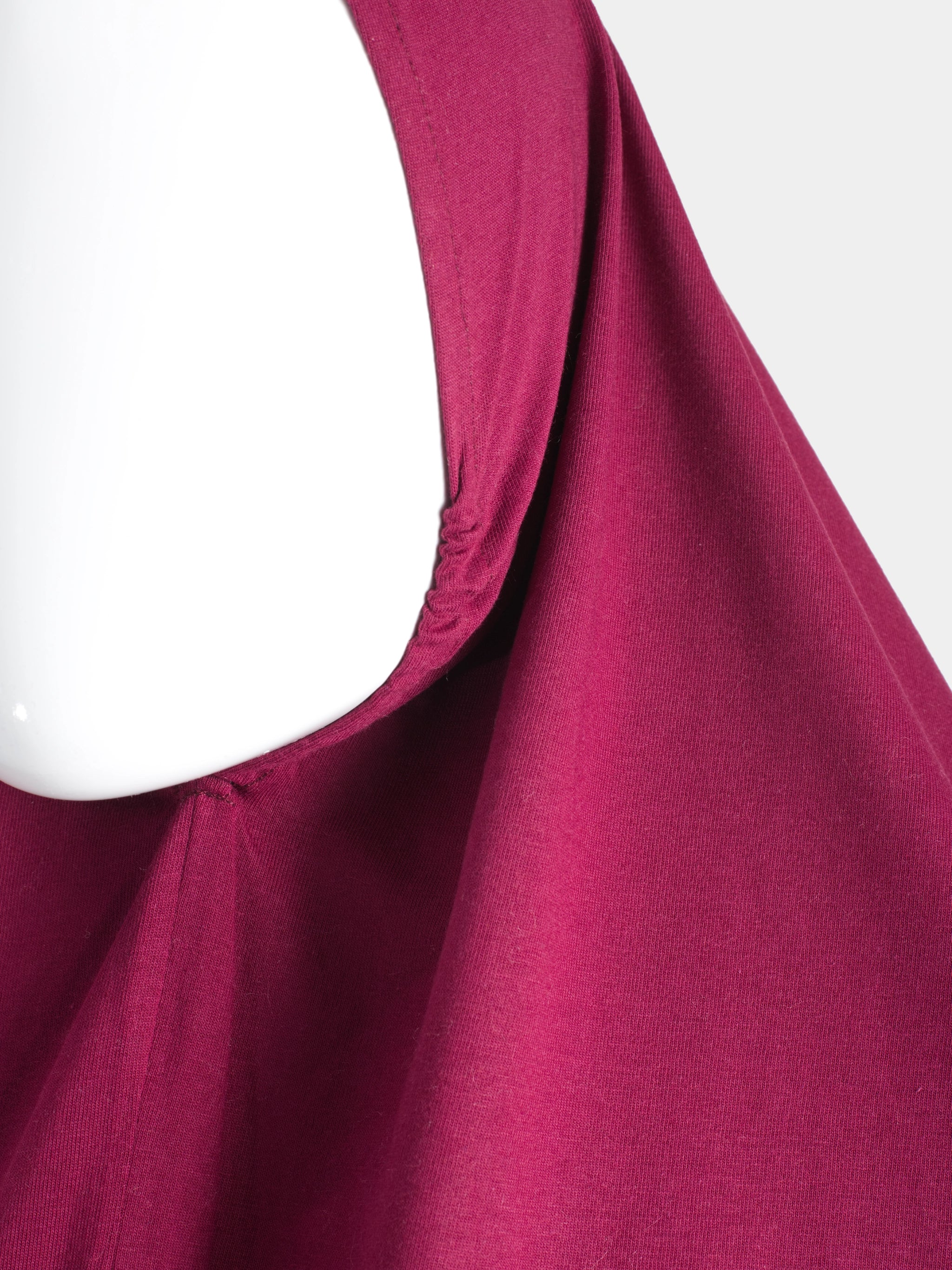 Instant Jersey Cotton Hijab - Raspberry