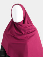 Instant Jersey Cotton Hijab - Raspberry