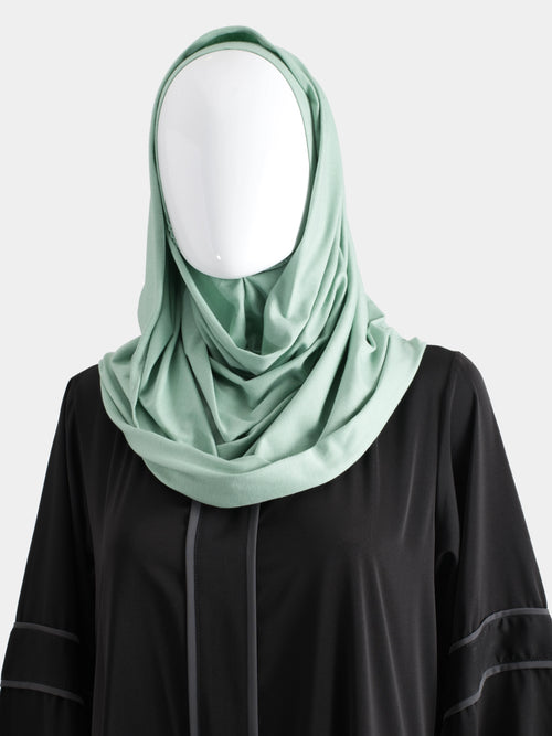 Instant Jersey Cotton Hijab - Sage Green