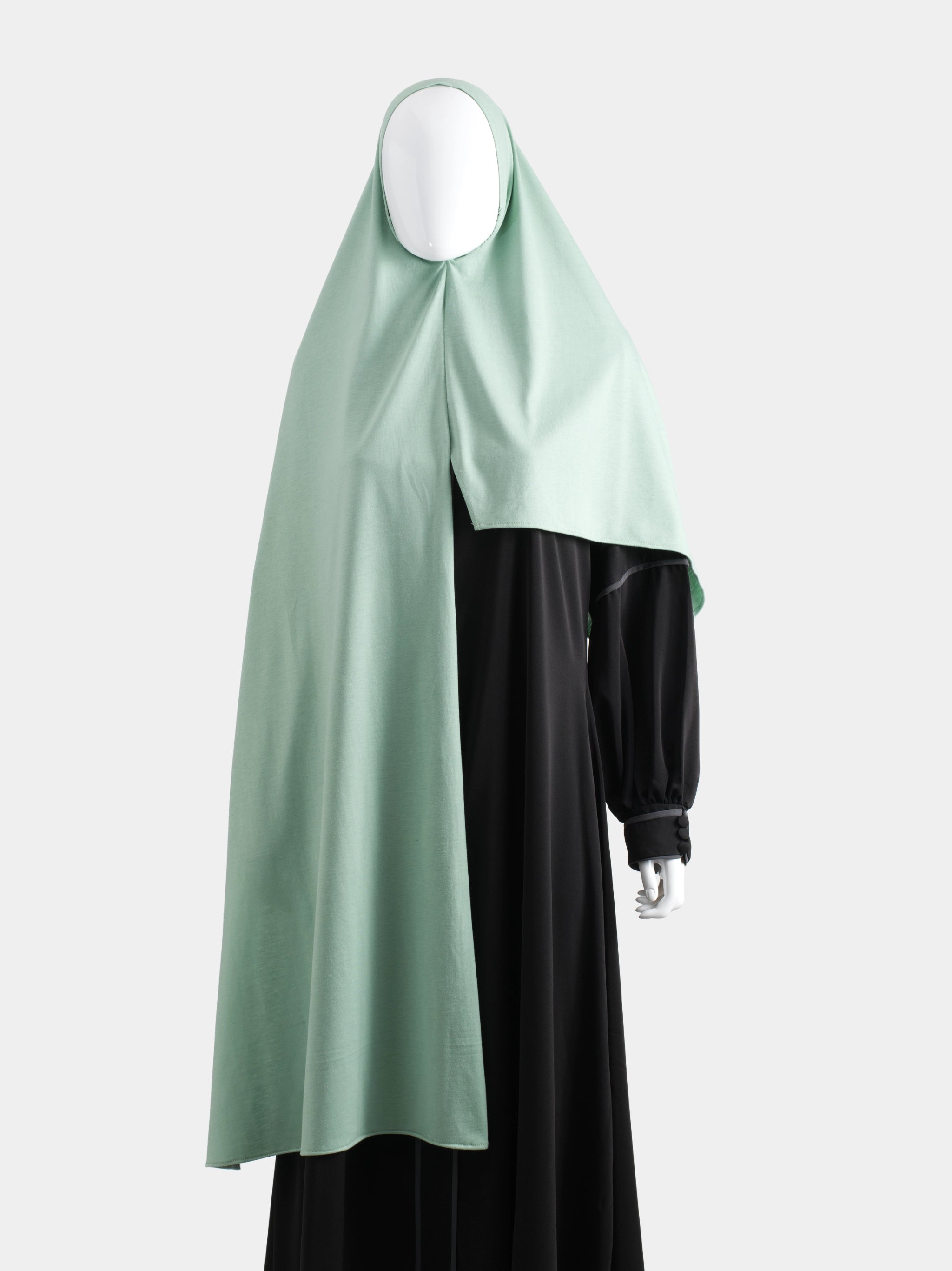 Instant Jersey Cotton Hijab - Sage Green