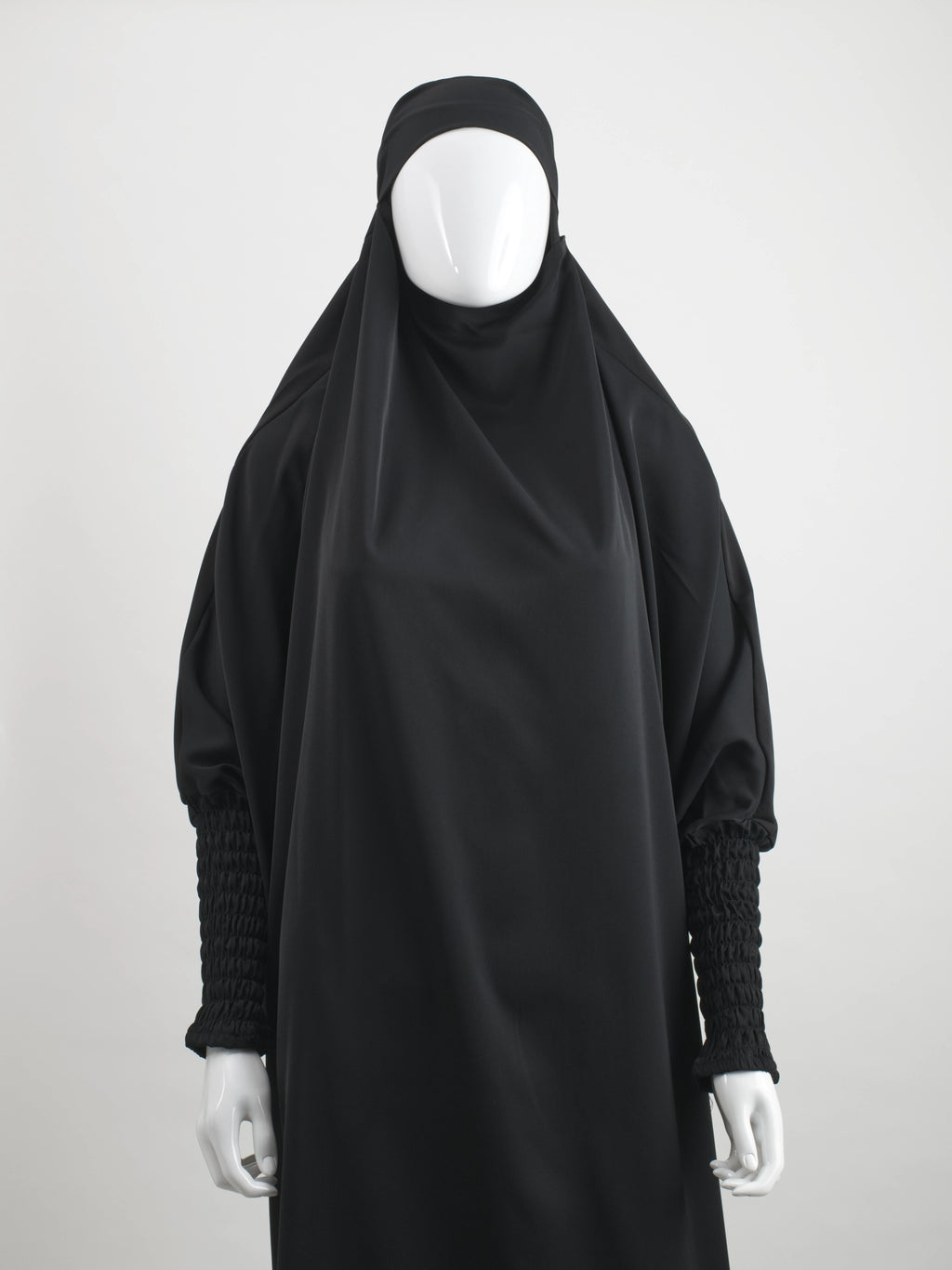 Black Ruched Jilbab