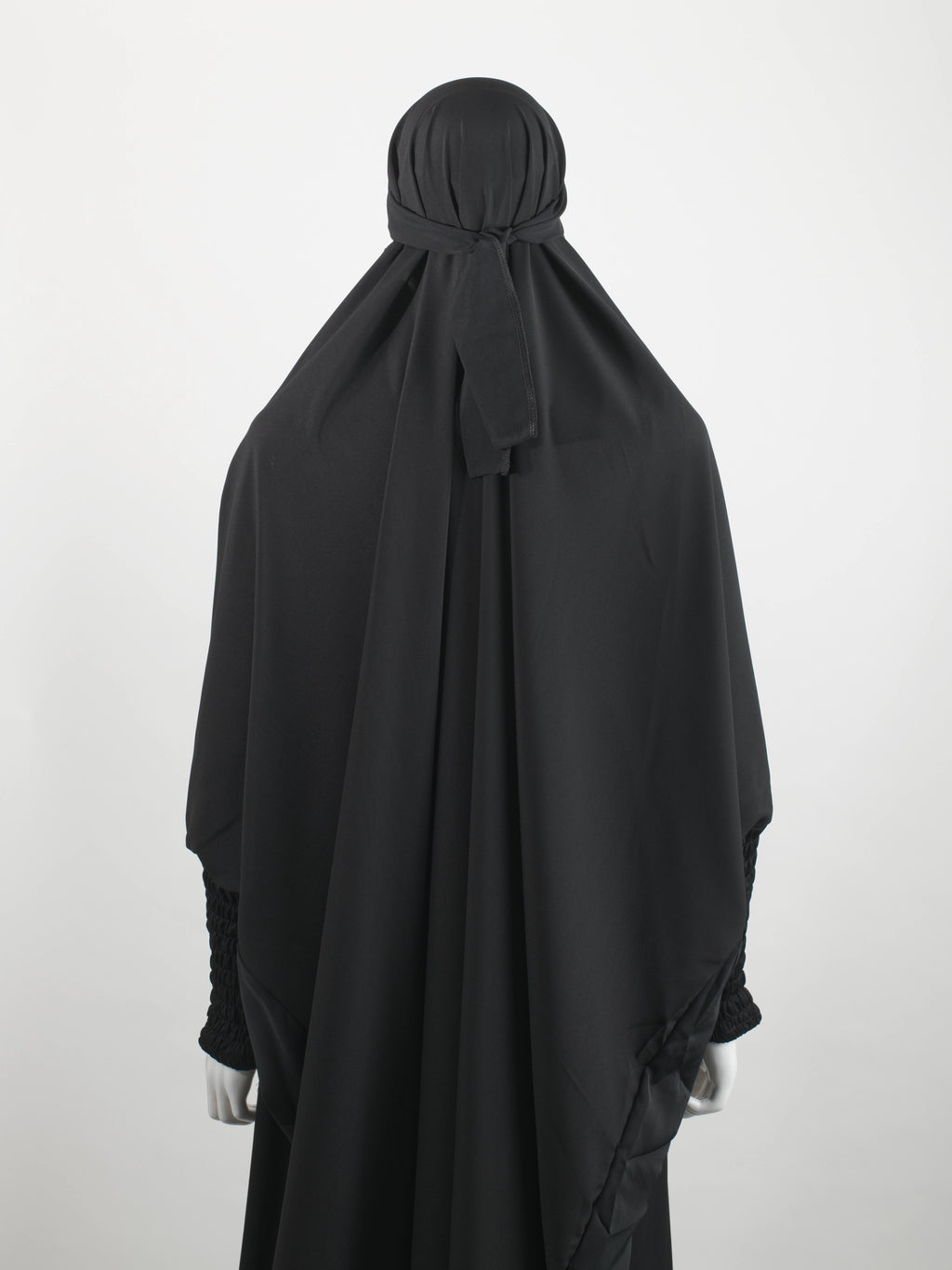 Black Ruched Jilbab