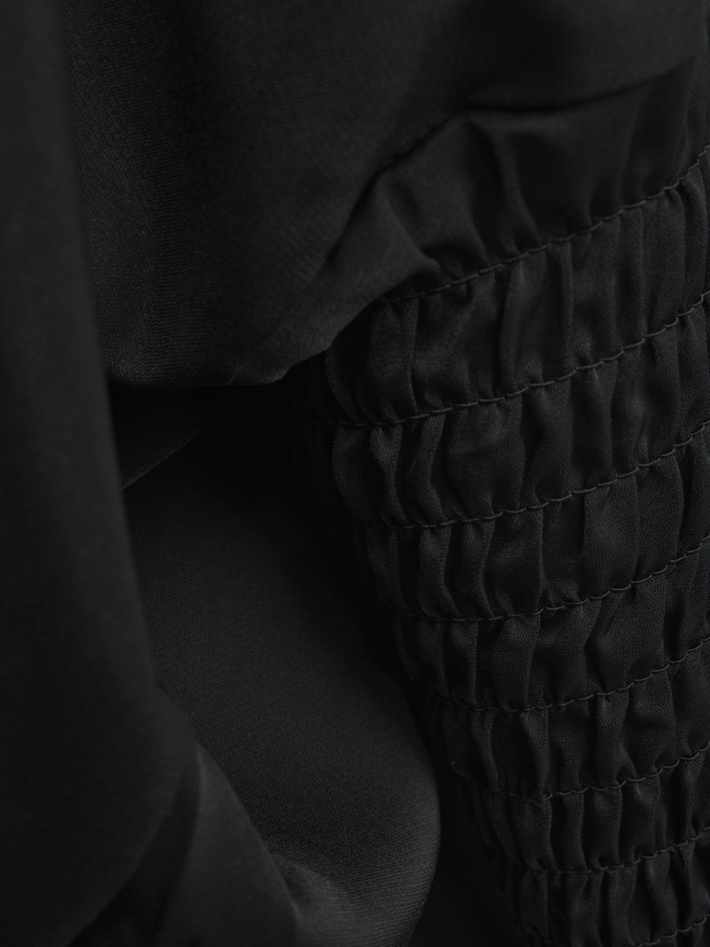 Black Ruched Jilbab