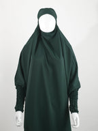 Forest Green Ruched Jilbab