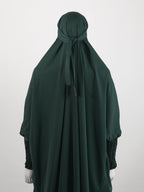 Forest Green Ruched Jilbab