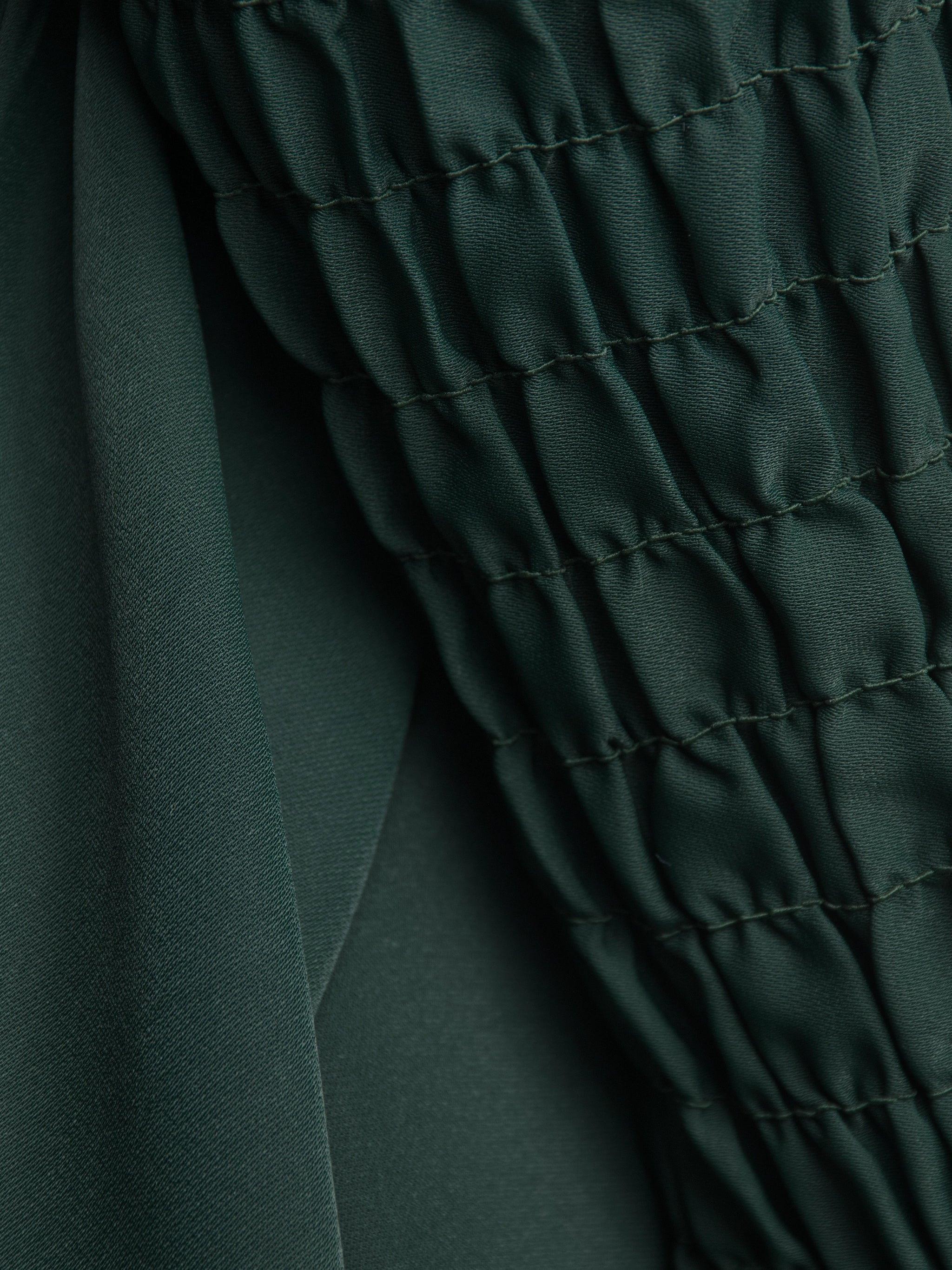 Forest Green Ruched Jilbab