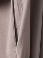 Washed Silk Jilbab - Taupe