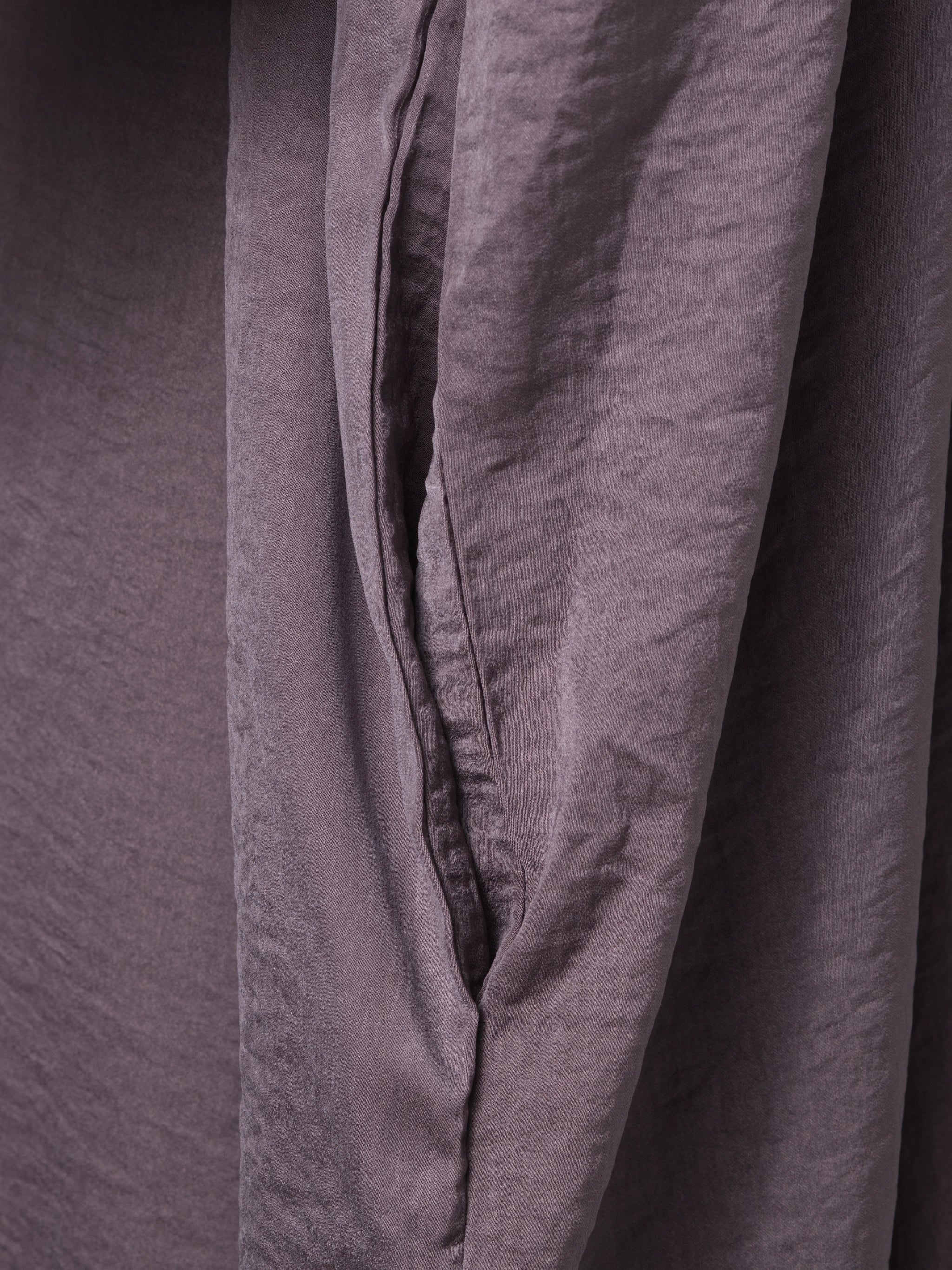 Close-up of a purple jilbab pocket