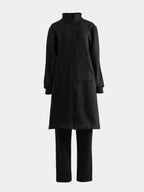 Cotton Fleece Lounge Set - Charcoal