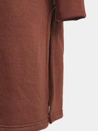 Cotton Fleece Lounge Set - Chestnut