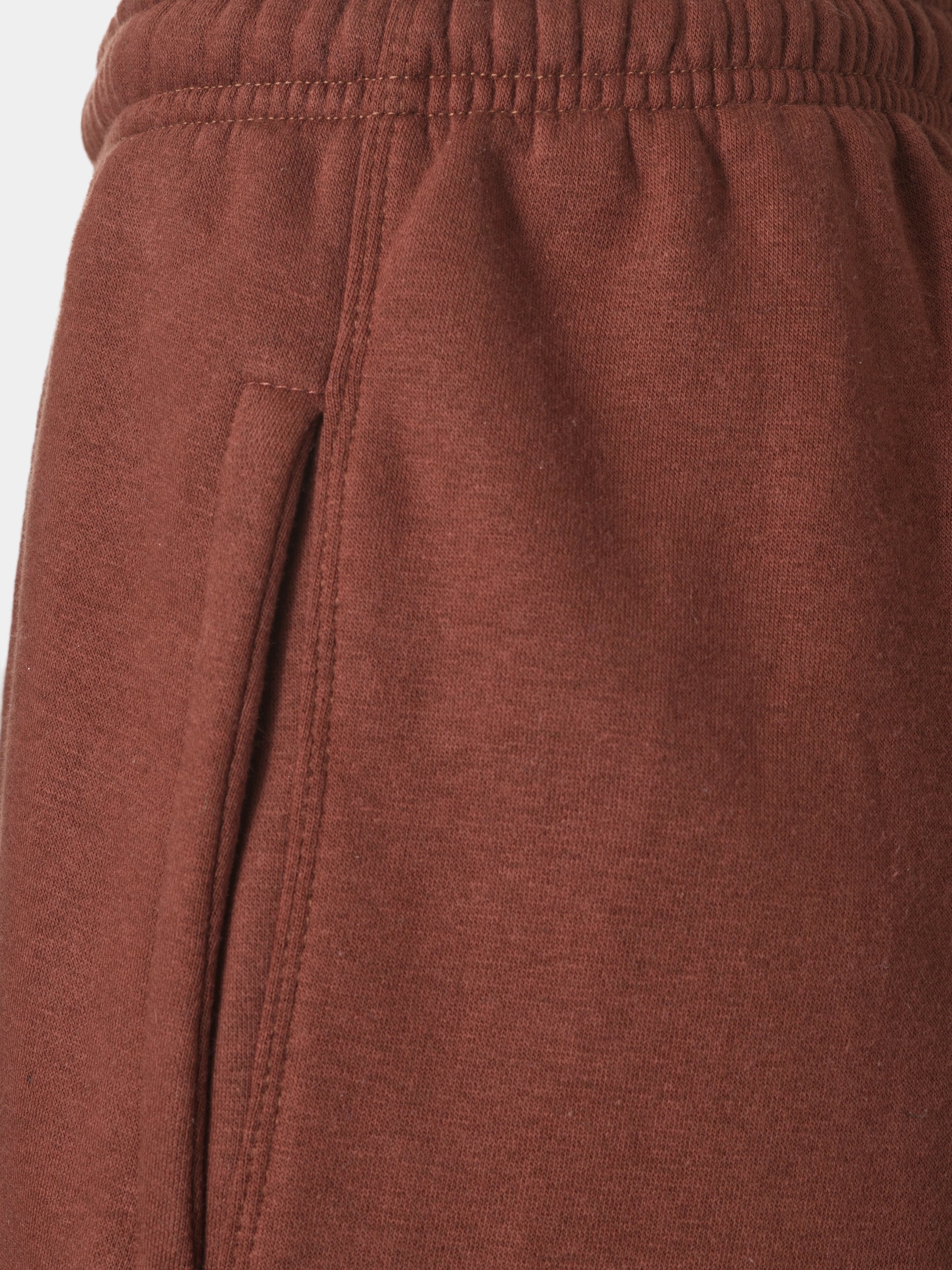 Cotton Fleece Lounge Set - Chestnut