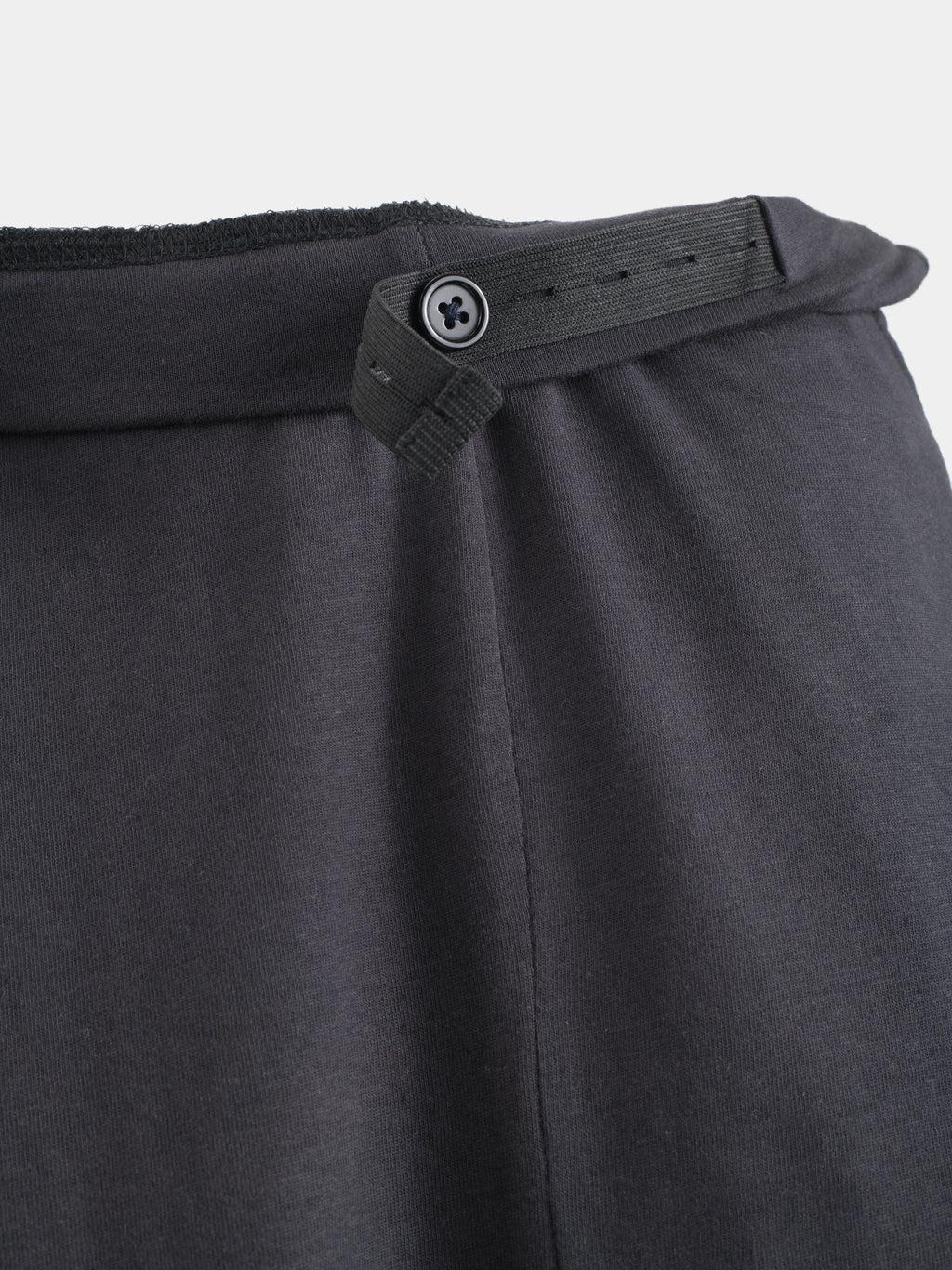 Cotton A-Line Maxi Skirt - Charcoal