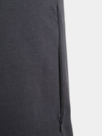 Cotton A-Line Maxi Skirt - Charcoal