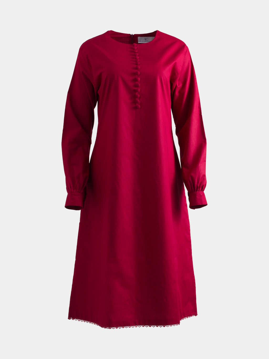 Cotton Tunic - Crimson