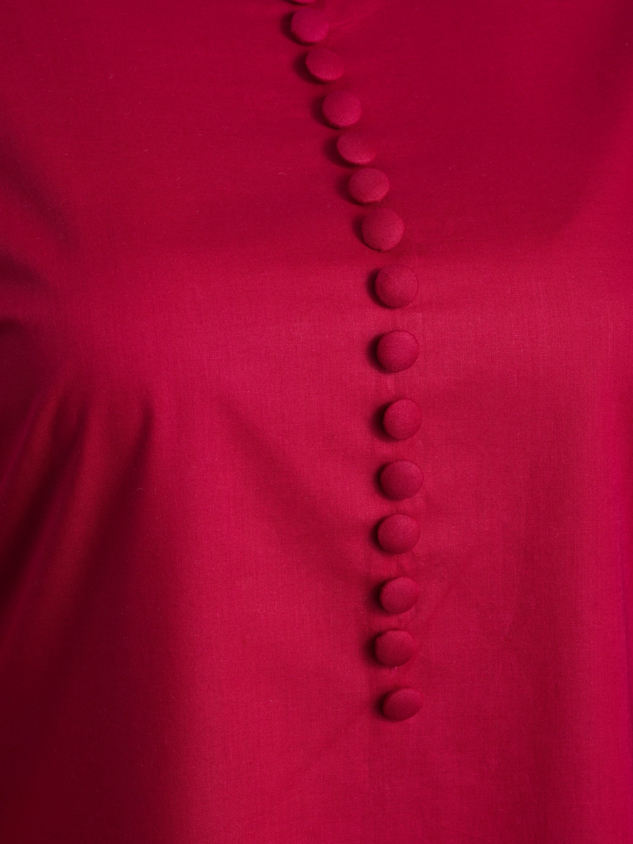 Cotton Tunic - Crimson